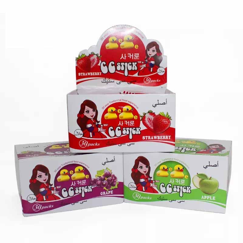 Superviviga Wholesale Fruity Sour Sweet Short Cc Stick Powder Candy
