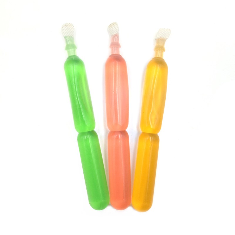 Hot Selling Sweet Vitamin C Colorful Translucent Fruit Juice Liquid Jelly Ice Pop