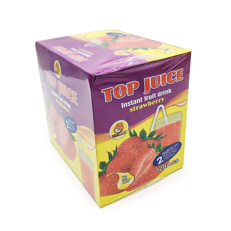 Wholesale Fruit Strawberry Flavor Insatant Juice Powder