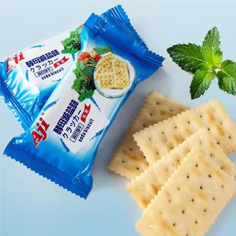 Wholesale Custom Sesame Salty Crisp Soda Crackers Biscuit