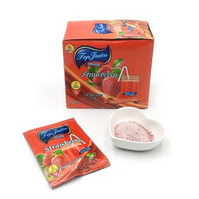 Wholesale Fruit Strawberry Flavor Insatant Juice Powder