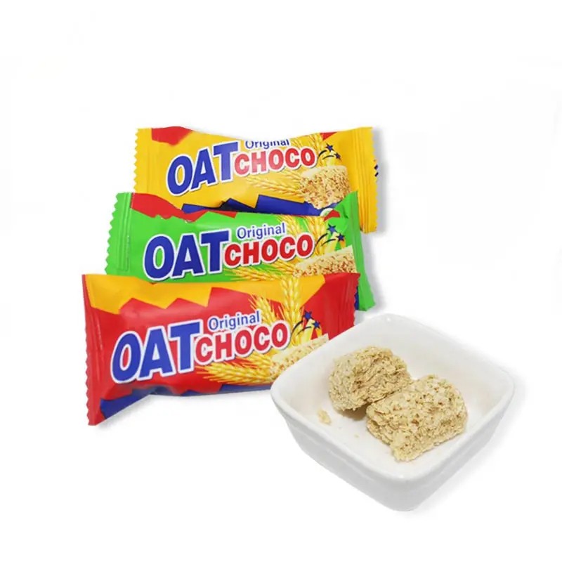 Wholesale Custom Halal 400g Oat Milk Crisp Choco Chocolate bar Candy