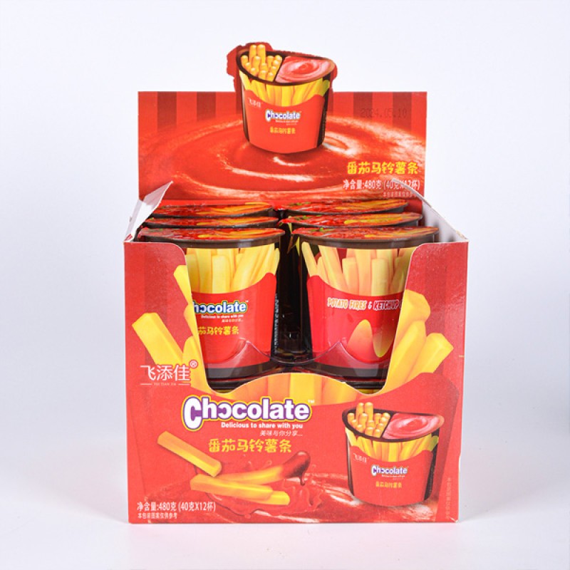 Wholesale Custom Chocolate Jam Chocolate Biscuit Cup