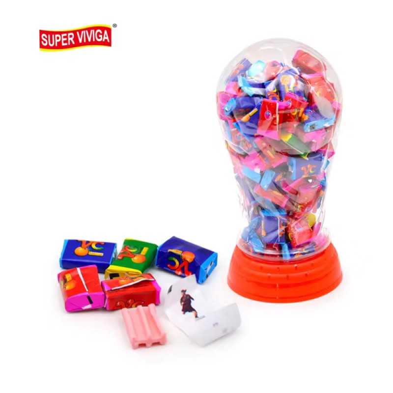 Wholesale Custom Fruity Tattoo China Chewing Bubble Gum