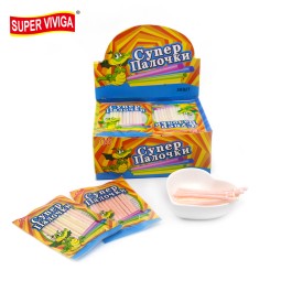 Hot Selling Mix Fruit Flavor Straws Candy CC Stick Sour Powder Candy