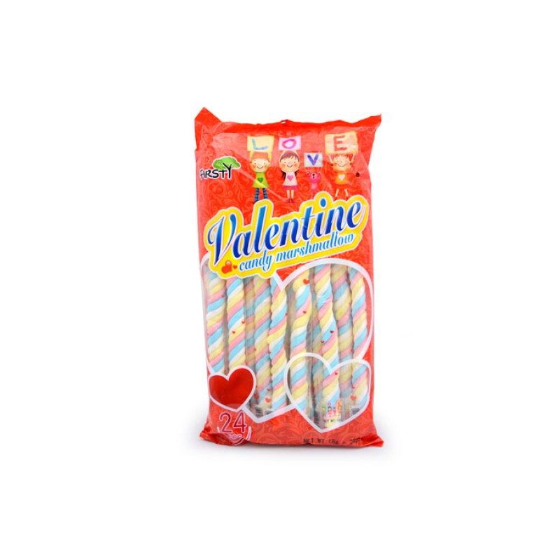 High Quality Halal Marshmallow Long Twist Marshmallow Candy