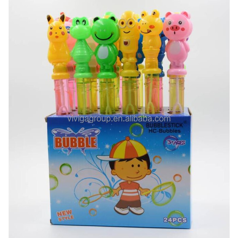 Plastic  Animal Shape Water Bottle Soap Bubble Water Blowing Bubbles Game Toys