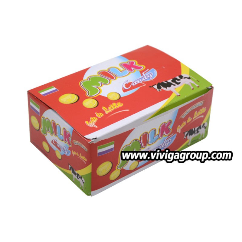 Wholesale Compressed Round Shape Chinese Dry Cow Milk Tablet Candy