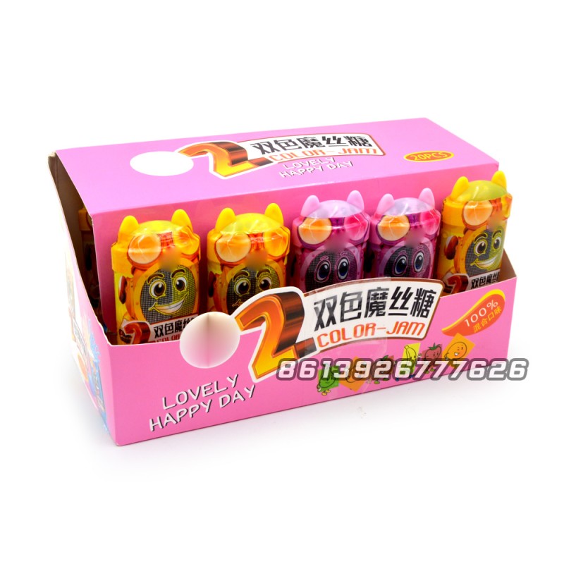 Halal Cheap Price Two Colors Fruit Jelly Jam Liquid Candy