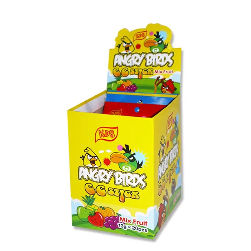 Wholesale Birds Packing Sweet Fruit CC Stick  Hard Candy