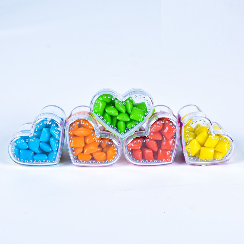 Wholesale Custom Miniature Gum Tabs Assorted Colors Tropical Piece Fruit Flavors Chewing Bubble Gum