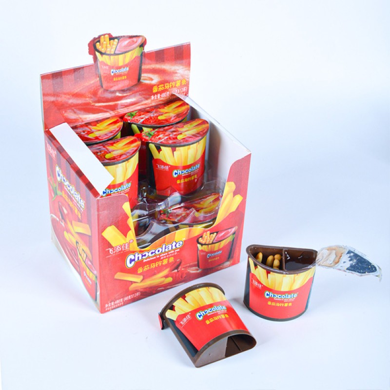 Wholesale Custom Chocolate Jam Chocolate Biscuit Cup