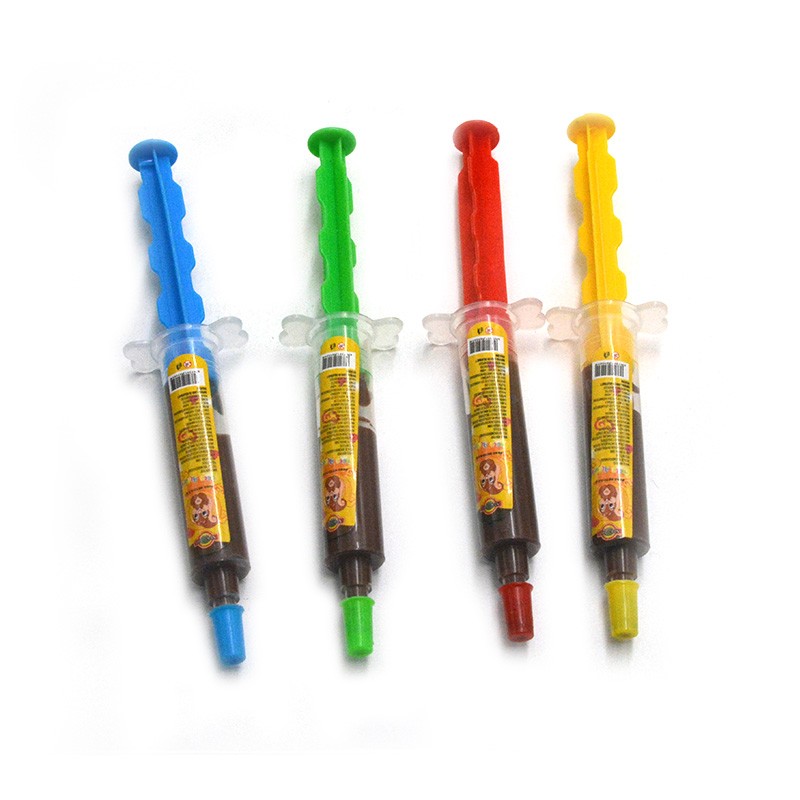 Superviviga Sweet Chocolate Jam Syringe Sweet Liquid Candy
