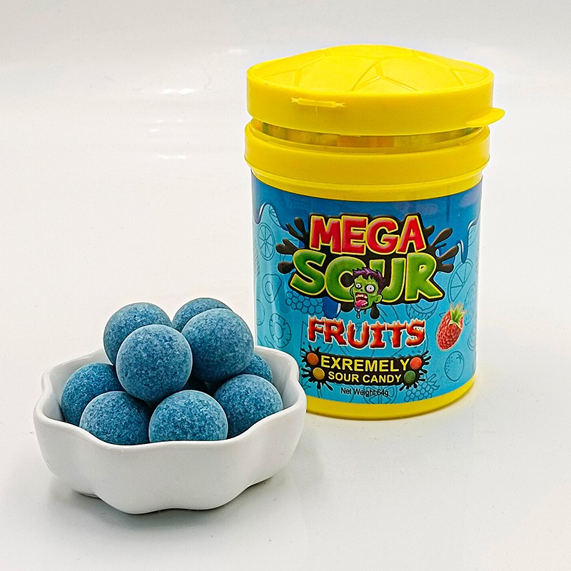 Wholesale Fruit Flavor Sour Chewing Bubble Gum