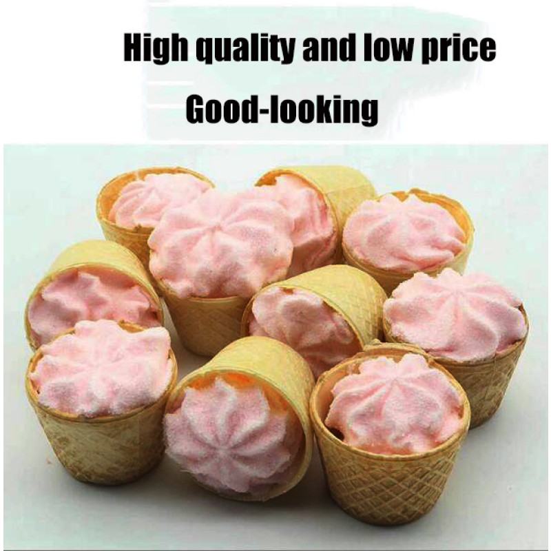 Cotton Candy Supplier Wholesale Halal Sweet Delicious Ice Cream Shaped Marshmallow