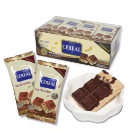 OEM Nutrition square Cube Cereal Oat Chocolate Coated bar