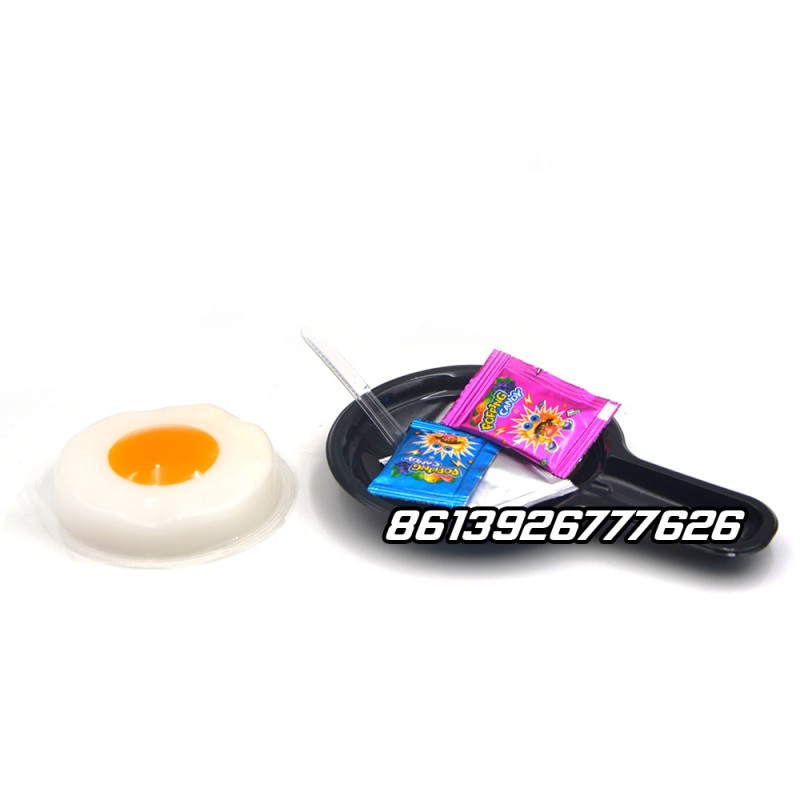 Wholesale Custom Funny Halal Poached Egg Jelly Pudding Candy