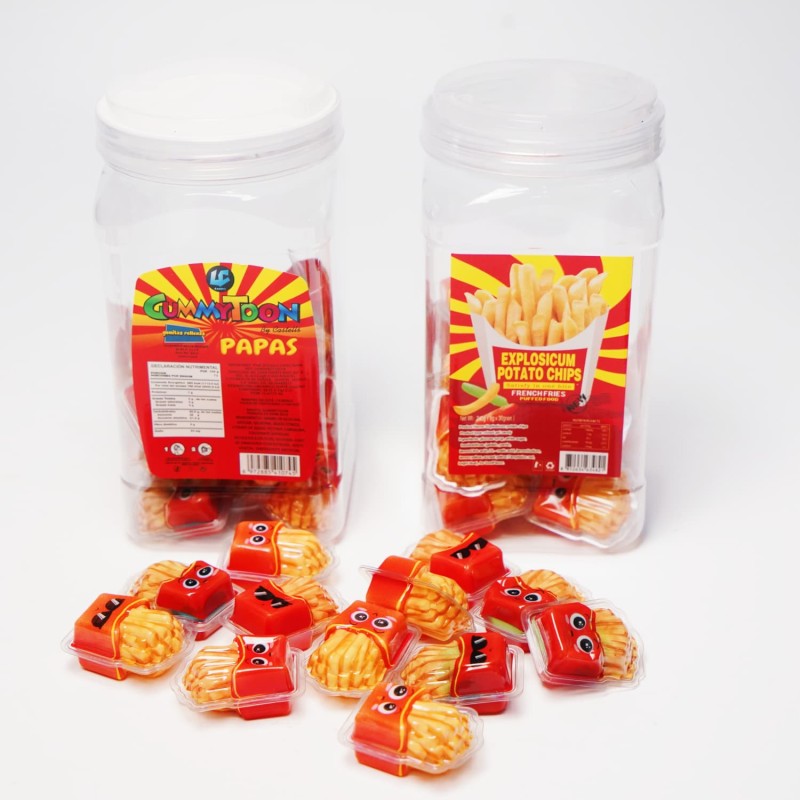 New Product Potato Chips Shape Fruit Jelly Gummy Candy