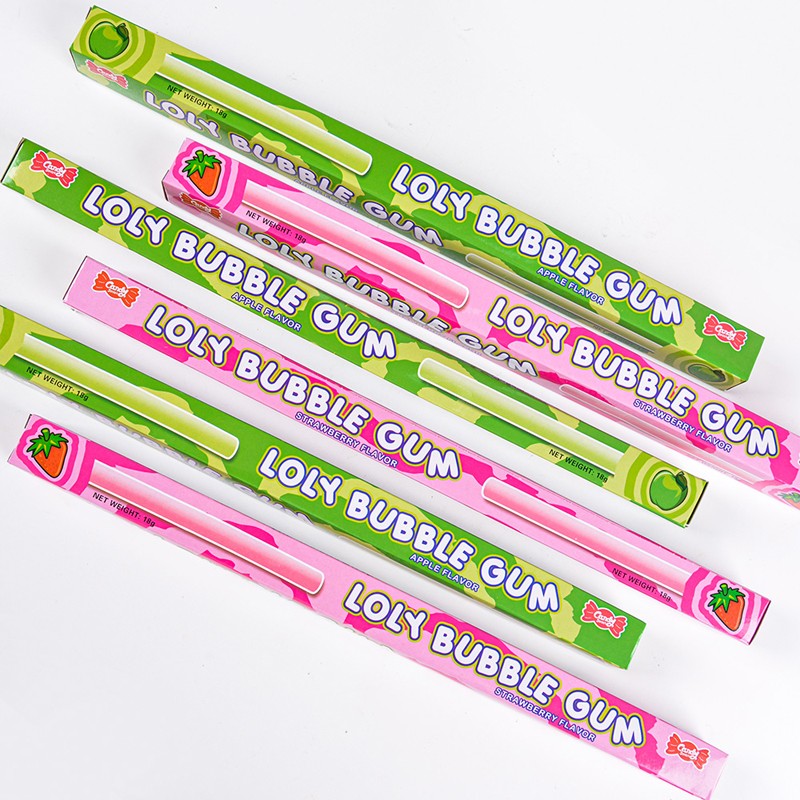 Wholesale Sweet Fruity Flavor Lolly Bubble Gum Candy