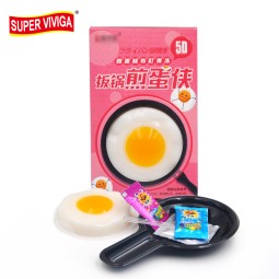 Wholesale Custom Funny Halal Poached Egg Jelly Pudding Candy