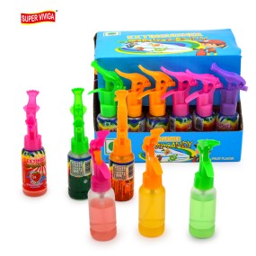 Halal Fire Extinguisher Shape Fruity Sour Spray Liquid Candy