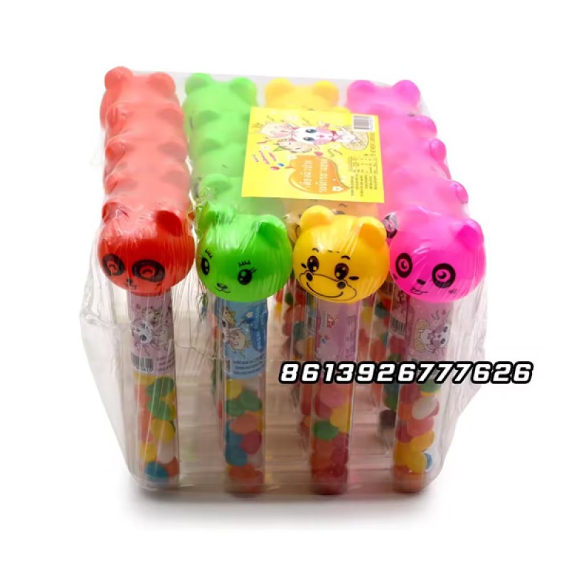 Yixinfoods Wholesale Custom CHina Halal Sweet Candy Toys Jelly Bean