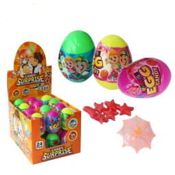 Colorful Surprise Egg Candy Toy With OEM Candy