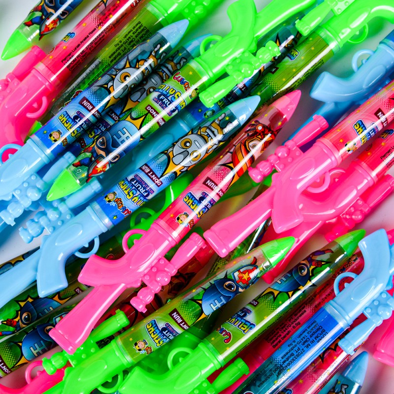 Wholesale Custom Assorted Mix Fruit Flavor Syringe Shape Spray Liquid Candy