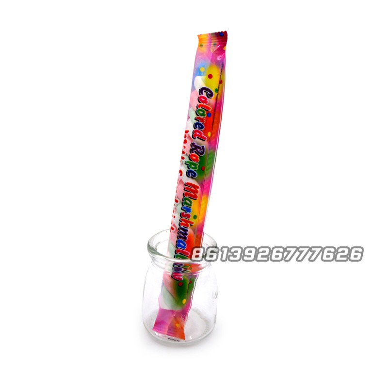 High Quality Halal Marshmallow Long Twist Marshmallow Candy