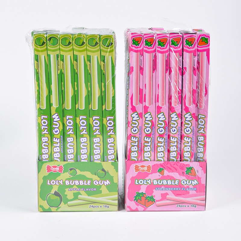 Wholesale Sweet Fruity Flavor Lolly Bubble Gum Candy