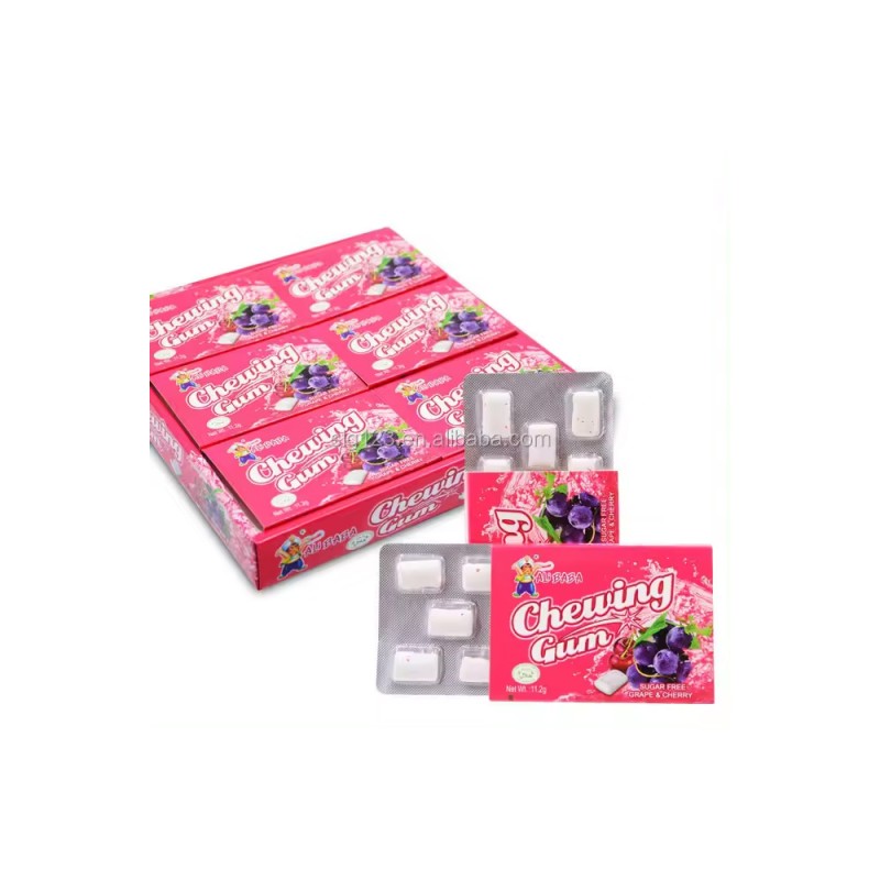 Wholesale Custom China Fruit Flavour Sugar Free Chwing Bubble Gum