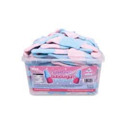 Wholesale Custom China Halal Sweet Sour Giant Fizzy Bottle Chewing Bubble Gum