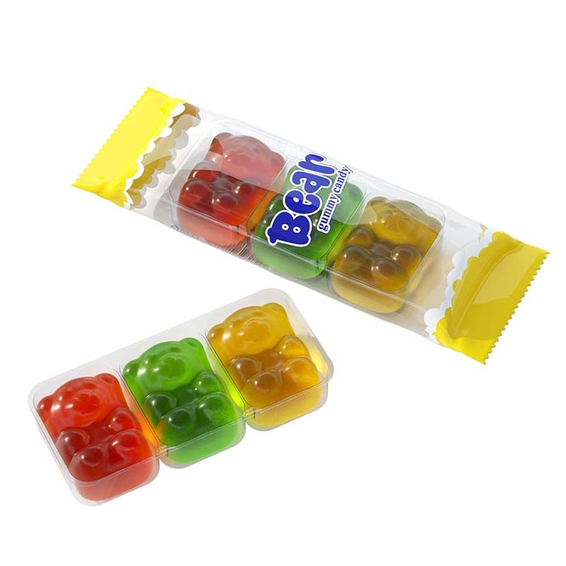 Wholesale Custom Colorful Sweet Fruit Flavor Bear Jelly Gummy Candy