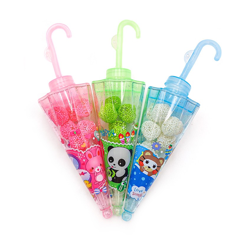 Umbrella Shape Toy Colorful Sweet Ball Jelly Soft Gummy Candy Sweets