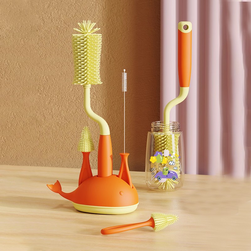 Baby Bottle Brush Manufacturer - High Quality 3-in-1 Eco-Friendly PP
