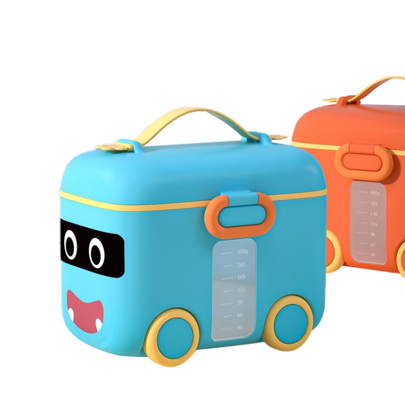 Powder Box Manufacturer - Three-Compartment Portable Rotating Plastic