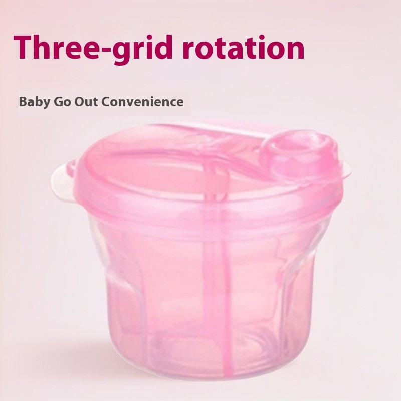 Milk Powder Container Factory - BPA-Free Portable PP Round Print