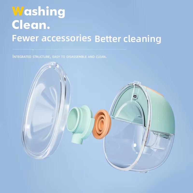 Electric Breast Pump Manufacturer - Full-Automatic Hand-Free Silicon PP