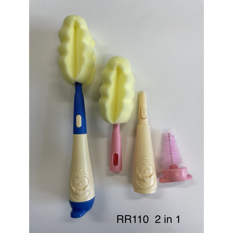Household Cleaning Brush Factory - 2 in 1 Nylon Steel PP Material