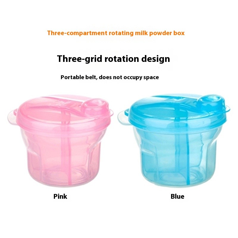 Milk Powder Container Factory - BPA-Free Portable PP Round Print