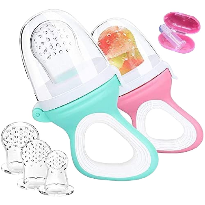 Baby Teether Factory - BPA-Free Funny Fruit-Shaped Soft Silicone