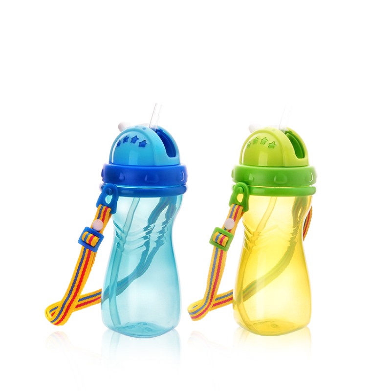 Baby Water Bottle Supplier - Large Capacity Hanging Rope PP Material