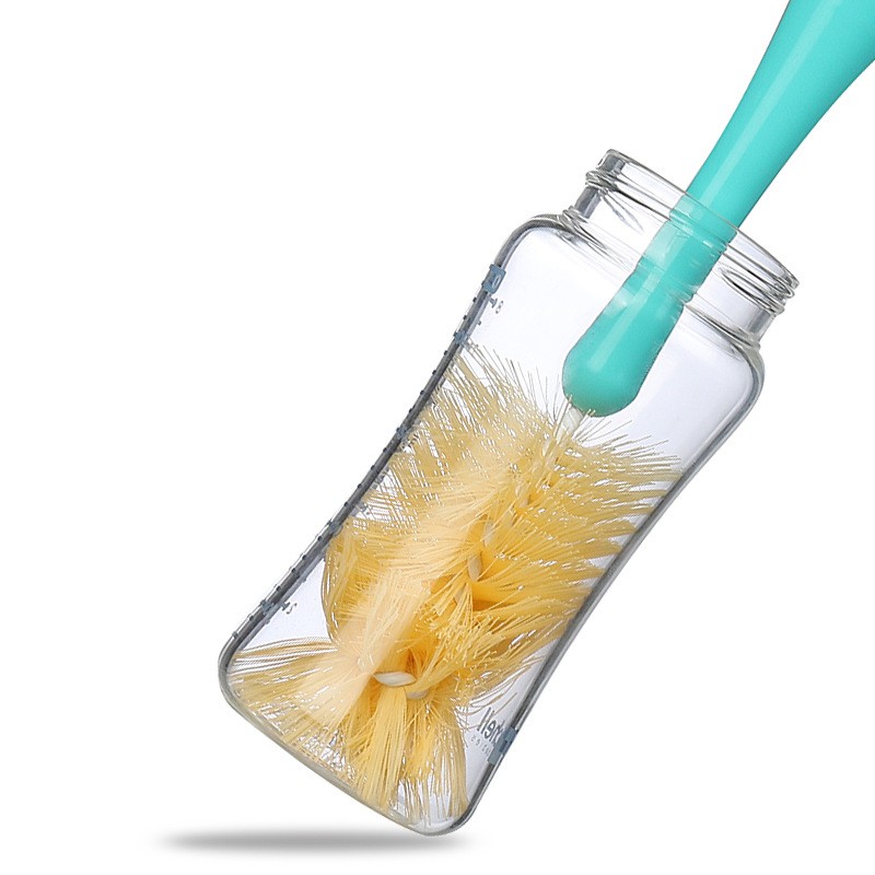 Baby Bottle Cleaning Brush Supplier - Silicone Nipple Straw 3-in-1