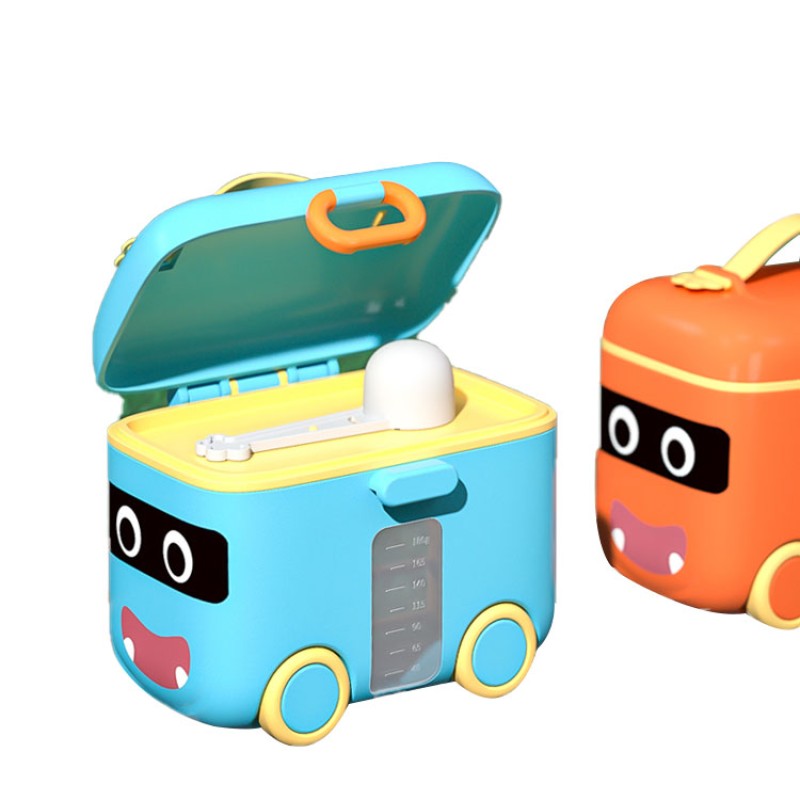 Powder Box Manufacturer - Three-Compartment Portable Rotating Plastic