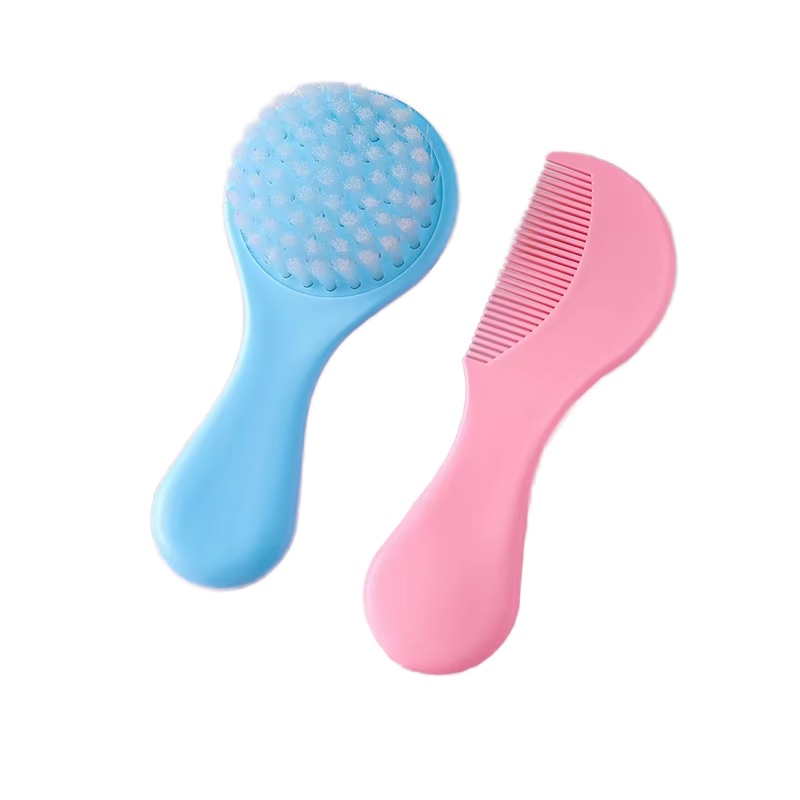 Baby Comb Brush Set Factory - BPA Free Newborn Scalp Massage Tool