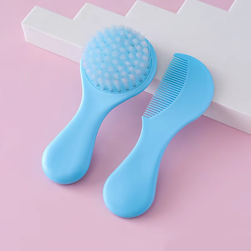 Baby Hair Brush Manufacturer - BPA Free Soft Plush Scalp Massage