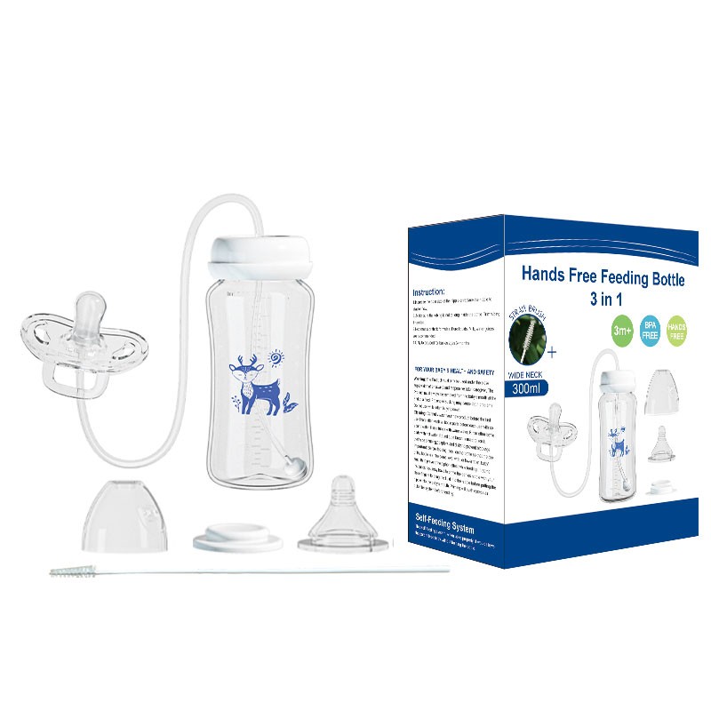 Baby Bottle Set Supplier - Hands Free High Transparent Anti-Colic