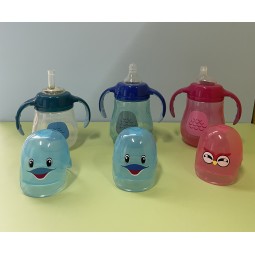 Baby Feeding Bottle Manufacturer - 210ml-420ml Handle Spout Straw