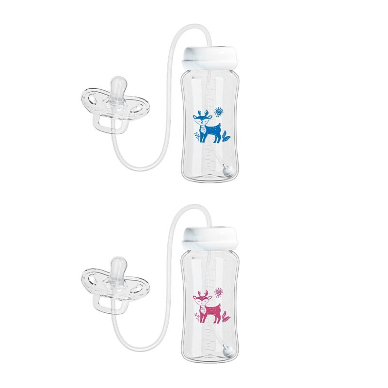Baby Feeding Bottle Supplier - BPA Free 300ml Wide Neck Hand-Free