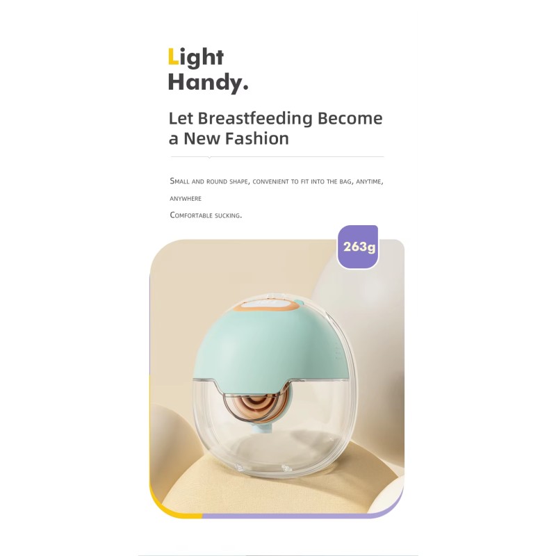 Electric Breast Pump Manufacturer - Full-Automatic Hand-Free Silicon PP